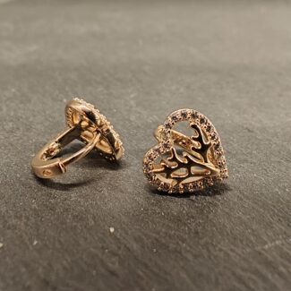 Auskarai Heart of Nature