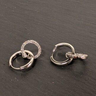 Auskarai Sparkling Duo