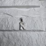 Silver Letter R
