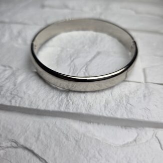 Silver Plain Bangle